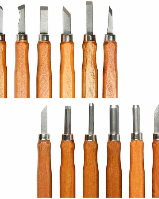 12pc Professional Wood Carving Tools
