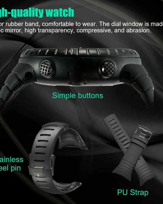 Military Tactical Style LED Digital Sports Watch