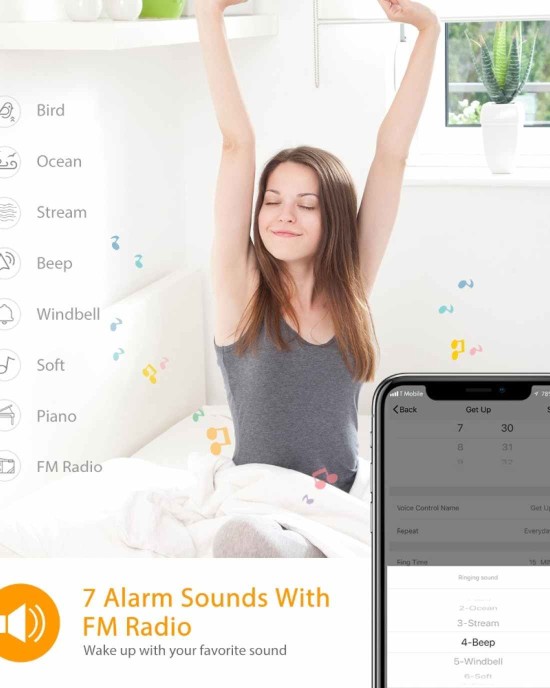 Sunrise Wake Up Alarm Clock