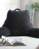 Plush Backrest Reading Pillow With Arms