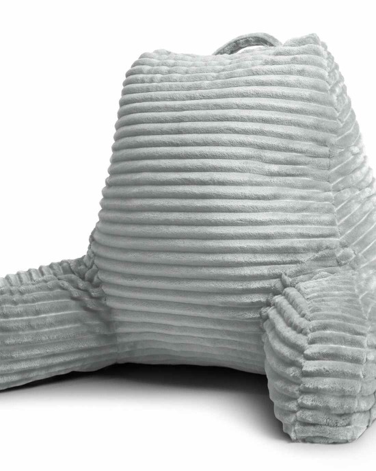 Plush Backrest Reading Pillow With Arms