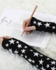 Allegra K Women's Arm Warmers Winter Knitted Elbow Long Cosplay Costume Fingerless Gloves
