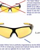 HD High Definition Night Driving Glasses- Anti Glare Polarized Night Vision Reduce Eye Strain Men Women