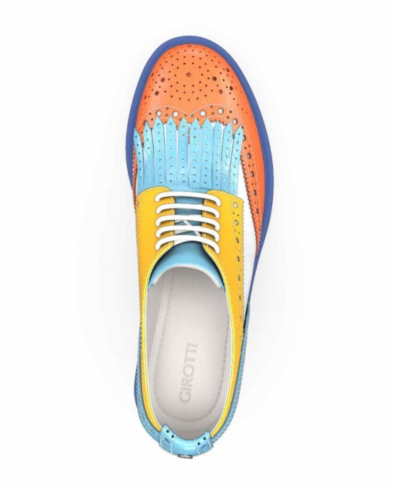 Block Heel Derby Shoes 14405