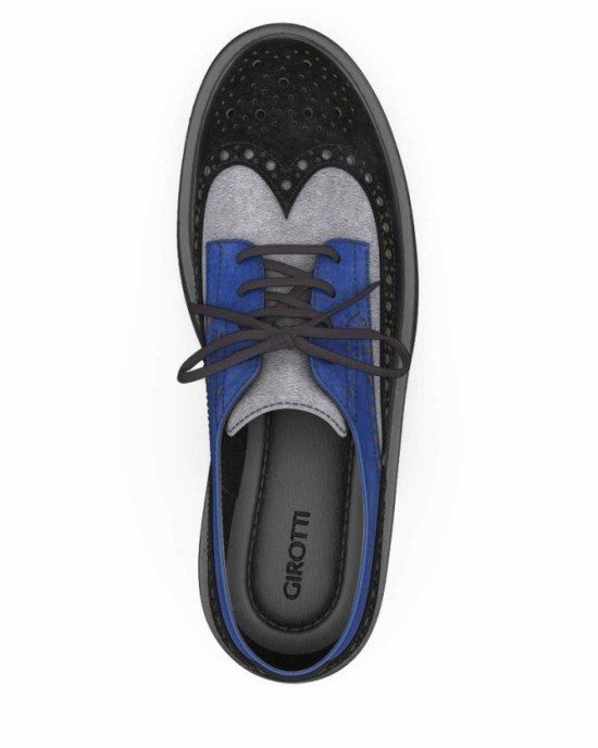 Color Sole Platform Shoes 23801
