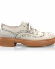 Color Sole Platform Shoes 23843