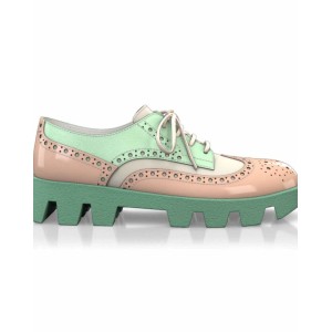 Color Sole Platform Shoes 30450