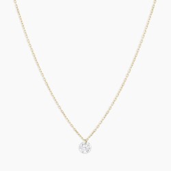 Floating Diamond Statement Necklace