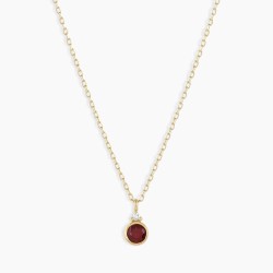 Garnet Birthstone Necklace