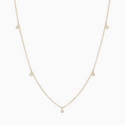 Classic Diamond Flutter Necklace