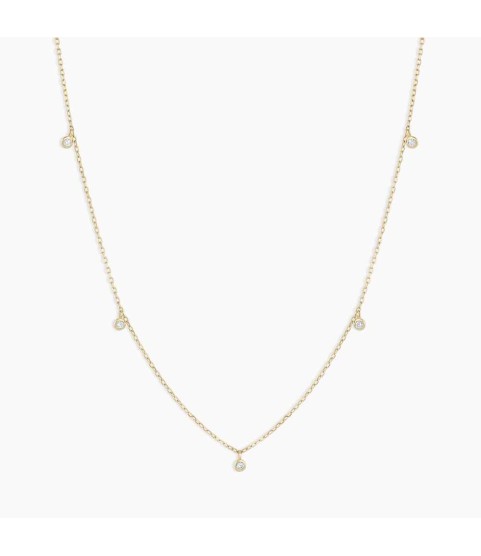 Classic Diamond Flutter Necklace