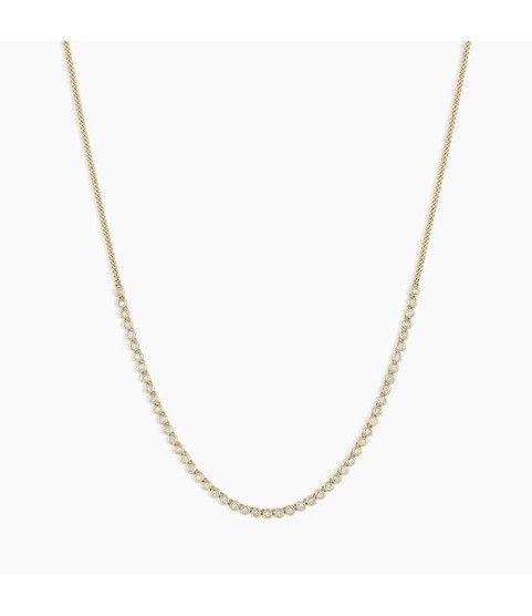 Classic Diamond Row Necklace