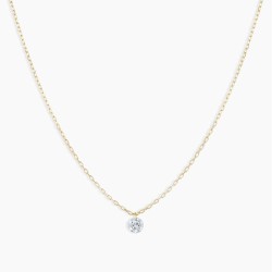 Floating Diamond Necklace