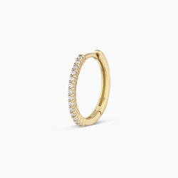 Diamond Pavé 13mm Huggie