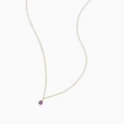 Amethyst Birthstone Necklace