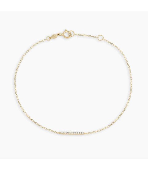 Diamond Bar Bracelet