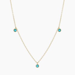 Classic Turquoise Trio Necklace